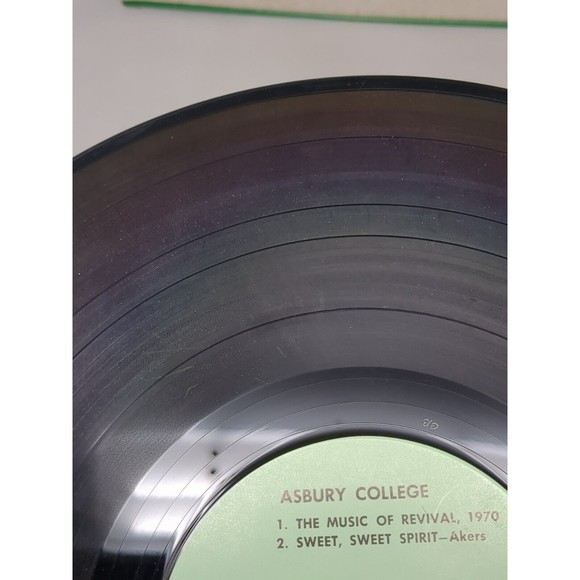 VIntage Asbury College Wilmore Kentucky Revival‎ 1970 LP Vinyl Record Christian - Picture 16 of 16